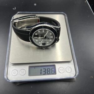 138 grams Yacht-Master 42mm 226659 VSF 1:1 Best Edition Black Ceramic Bezel on Black Rubber Strap V2 version