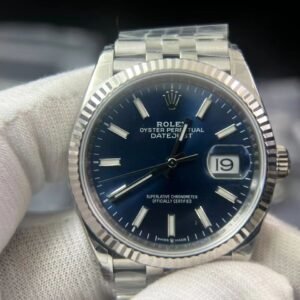 DateJust 36 126234 904L SS VSF 1:1 Best Edition Fluted Bezel  Blue Dial on Jubilee Bracelet VS3235
