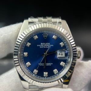 DateJust 41 126334 Clean 1:1 Best Edition 904L Steel Blue Diamond Dial on Jubilee Bracelet VR3235