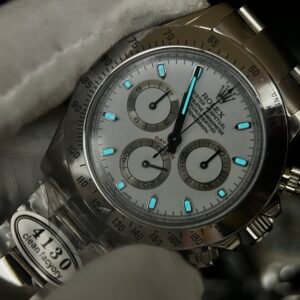 Daytona 116520 Clean Factory 1:1 Best Edition 904L SS Case and Bracelet White Dial SA4130