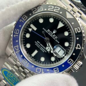 GMT-Master II 126710 BLNR Black/Blue Ceramic 904L Steel Clean Factory Best Edition on Oyster and Jubilee Bracelet DD3285 V3 version