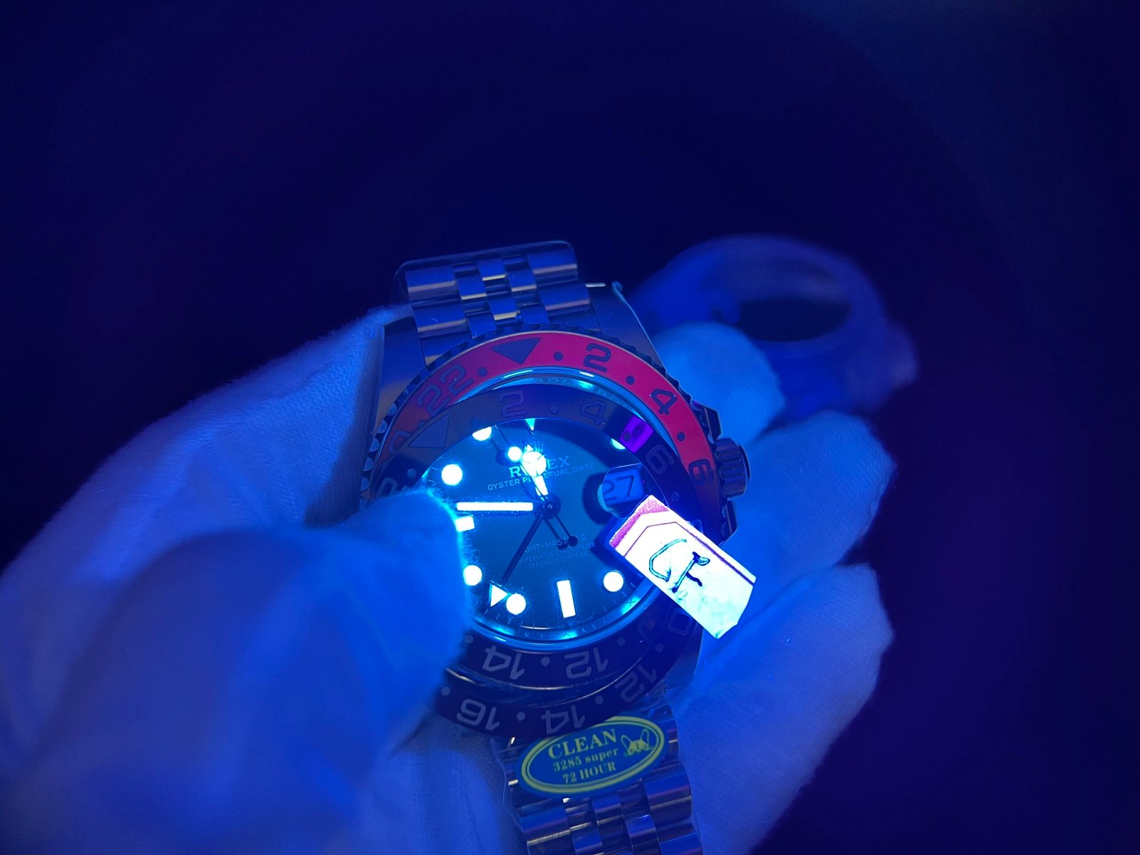 GMT-Master II 126710 BLRO Upgrade Close Genuine Red/Blue Ceramic 904L Steel Clean Factory Best Edition on Jubilee and oyster Bracelet DD3285 V3 version - Image 21