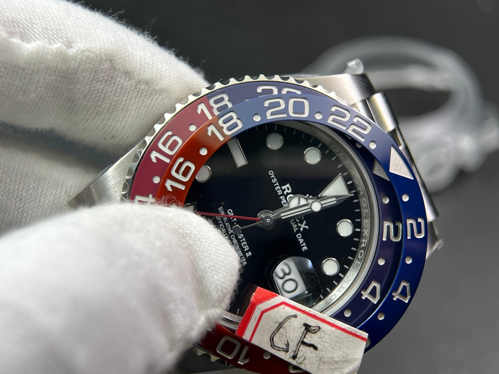 GMT-Master II 126710 BLRO Upgrade Close Genuine Red/Blue Ceramic 904L Steel Clean Factory Best Edition on Jubilee and oyster Bracelet DD3285 V3 version - Image 22