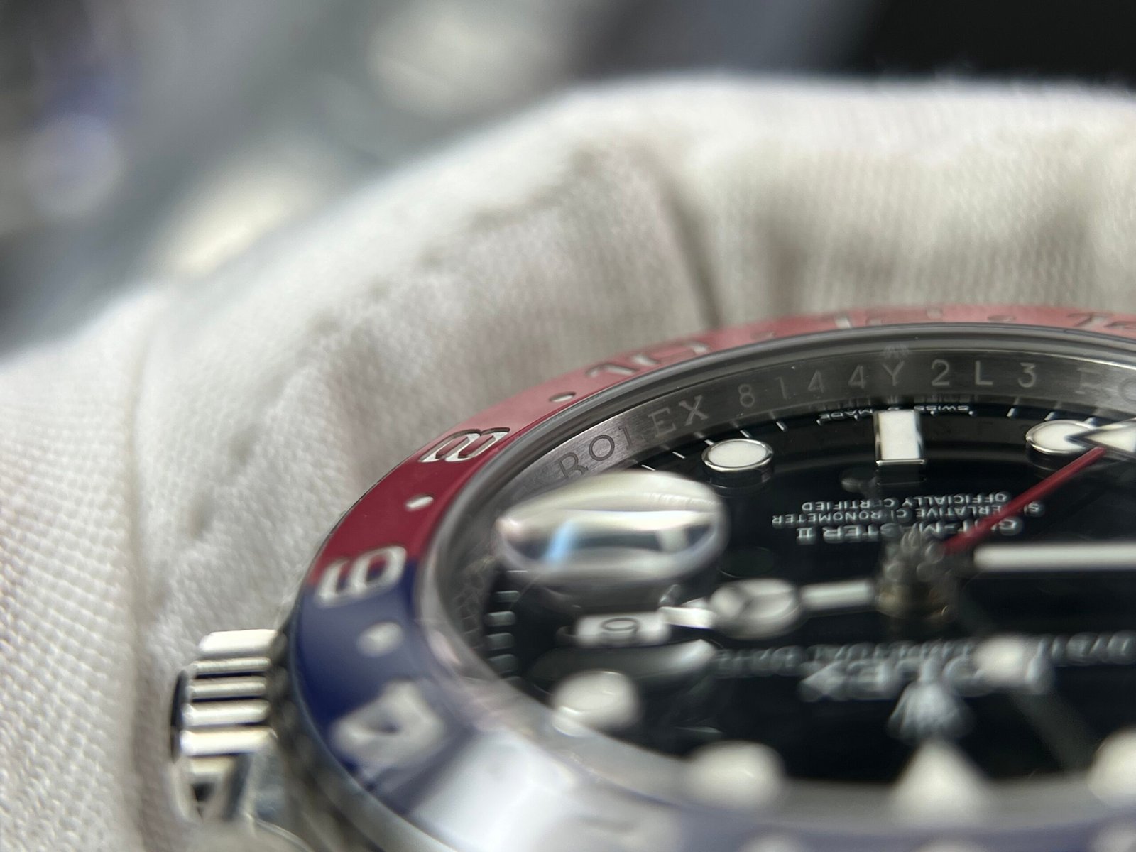 GMT-Master II 126710 BLRO Upgrade Close Genuine Red/Blue Ceramic 904L Steel Clean Factory Best Edition on Jubilee and oyster Bracelet DD3285 V3 version - Image 5