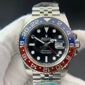 GMT-Master II 126710 BLRO Red/Blue Ceramic 904L Steel Clean Factory Best Edition on Jubilee and oyster Bracelet DD3285 V3 version