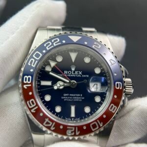 GMT Master II 126719 BLRO Red/Blue Ceramic 904L SS Clean Factory 1:1 Best Edition Blue Dial on Oyster Bracelet VR3186 CHS