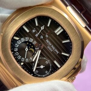 Customization 5712 1:1 Best Edition Brown Dial on Brown Leather Strap A240 Super Clone(Based on PPF 5712 V2)