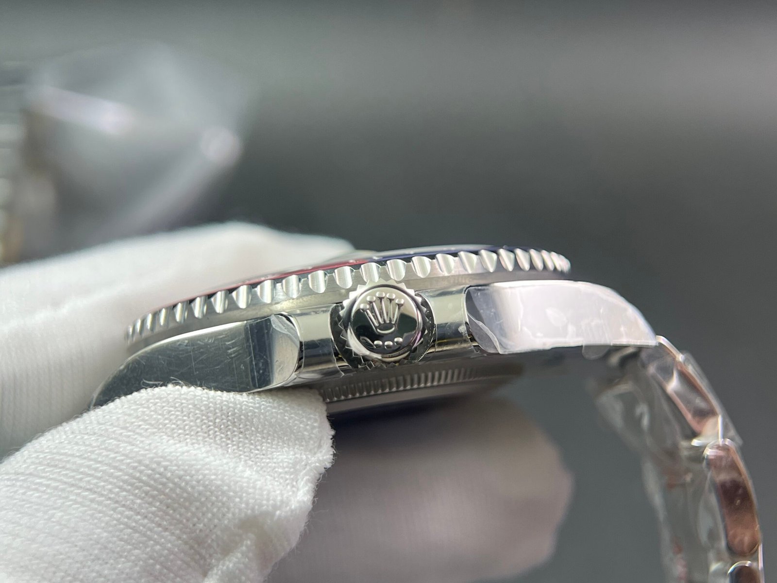 GMT-Master II 126719 BLRO Meteorite dial Upgrade Close Genuine Red/Blue Ceramic 904L Steel (Based on Clean factory 3285 V3) - Image 14