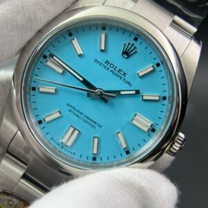 Oyster Perpetual 124300 41mm 904L Clean 1:1 Best Edition Tiffany Blue Dial On SS Bracelet VR3230