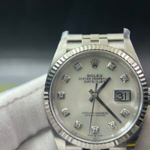 DateJust 36mm 126234 Clean 1:1 Best Edition 904L Steel MOP Diamond Dial on Jubilee Bracelet VR3235