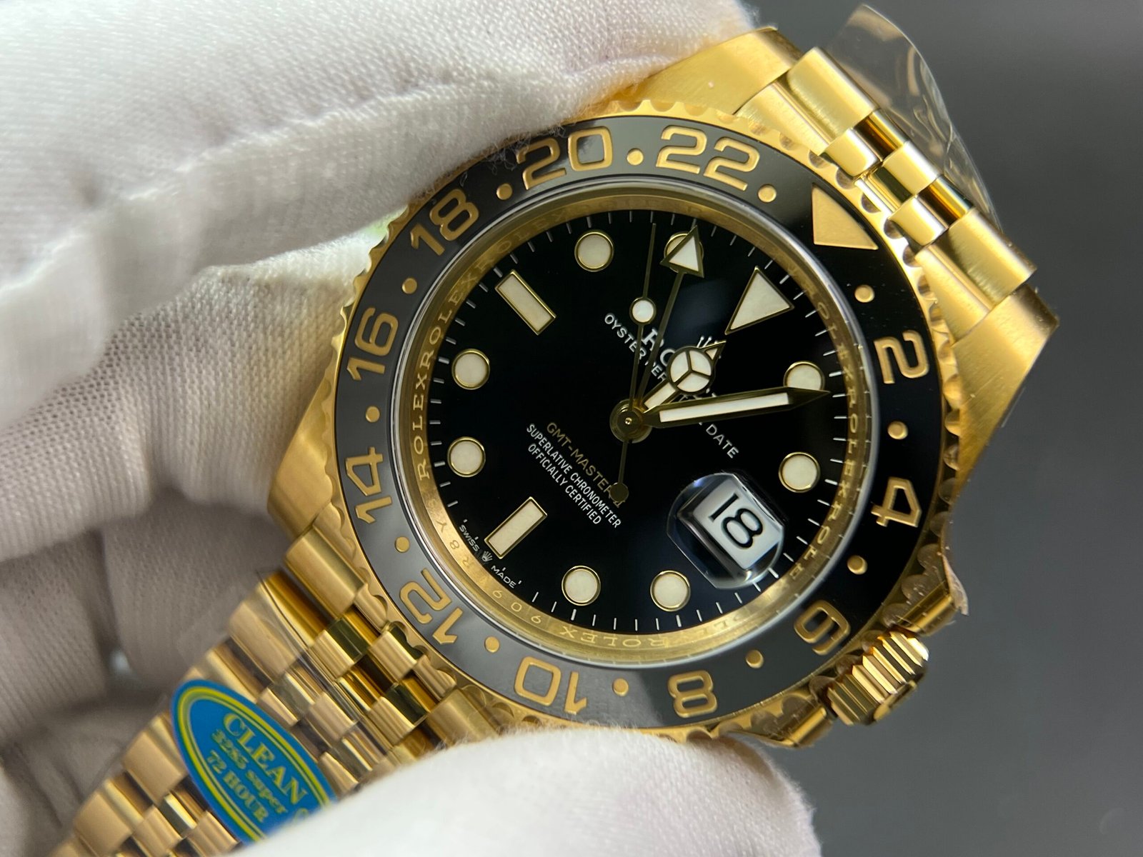 GMT Master II 126718 Clean 1:1 Best Edition Black Dial on Jubilee Bracelet DD3285