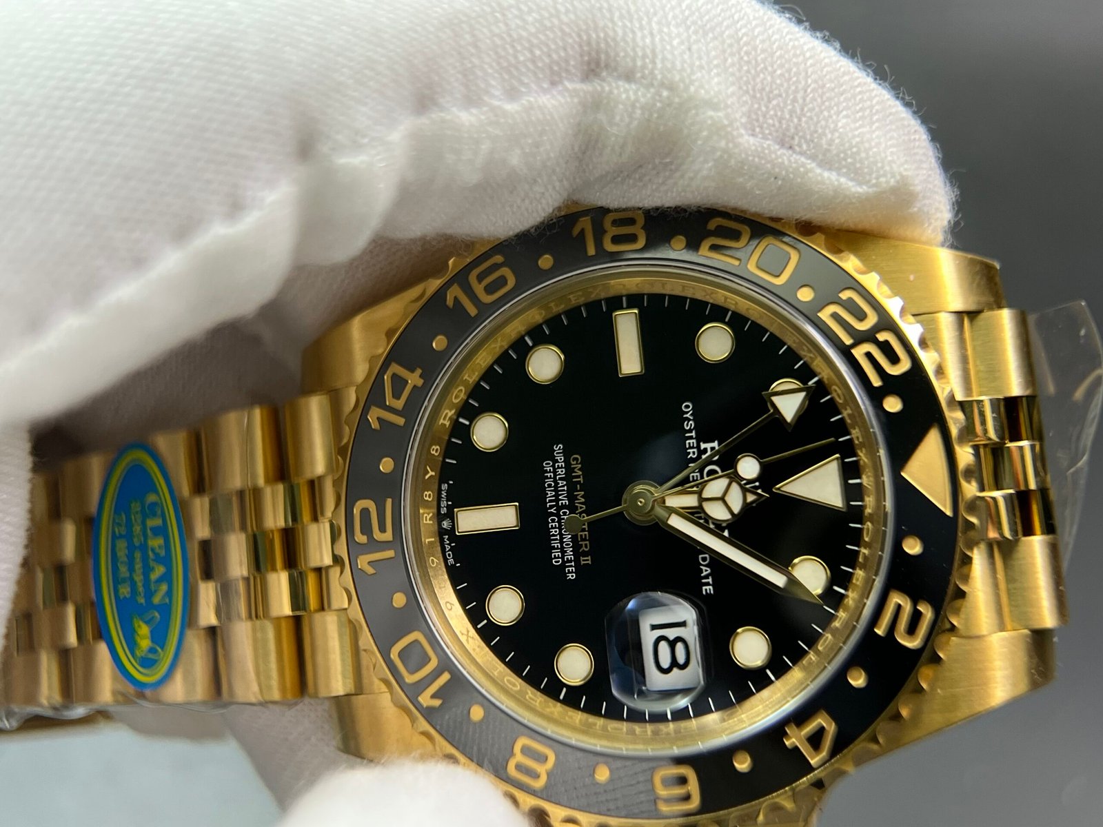 GMT Master II 126718 Clean 1:1 Best Edition Black Dial on Jubilee Bracelet DD3285 - Image 5
