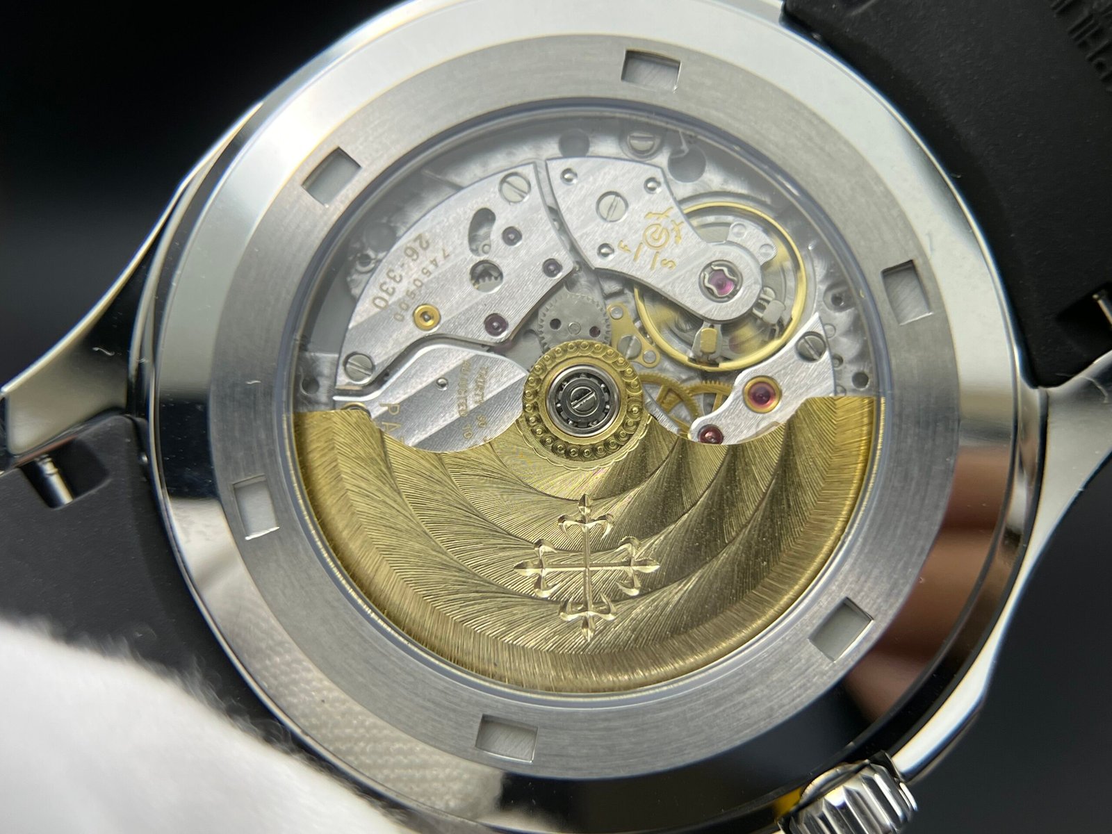 Aquanaut 5167 SS 3KF Best Edition Gray Dial on Black Rubber Strap A330 Super Clone V3 - Image 13