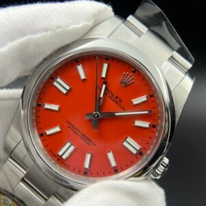 Oyster Perpetual 124300 41mm Clean 1:1 Best Edition 904L Steel Red Dial VR3230