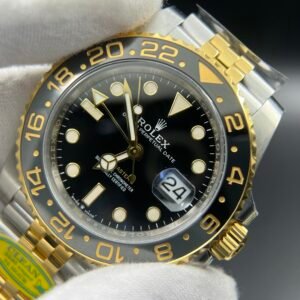 GMT Master II 126713 SS Clean 1:1 Best Edition Black Dial on YG/SS Jubilee Bracelet DD3285