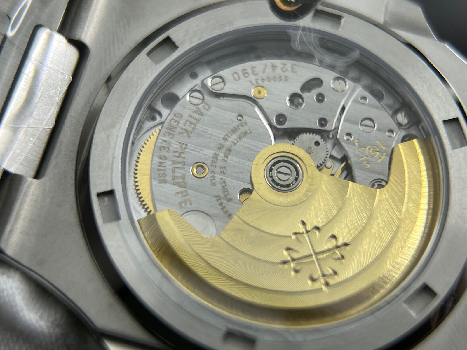 Nautilus 5711/1A 3KF 1:1 Best Edition Blue Textured Dial on SS Bracelet A324 Super Clone V2 - Image 12