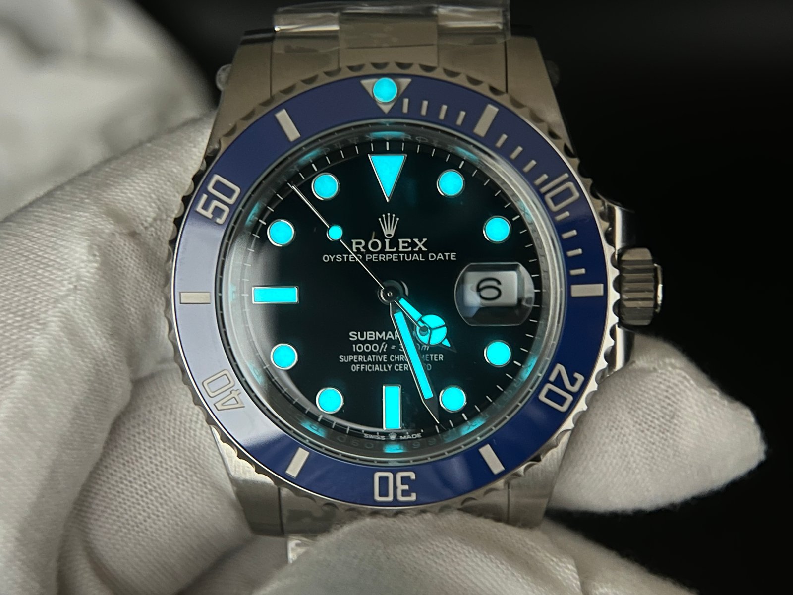 Submariner 41mm 126619 LB Blue Ceramic 904L Steel VSF 1:1 Best Edition VS3235 - Image 8