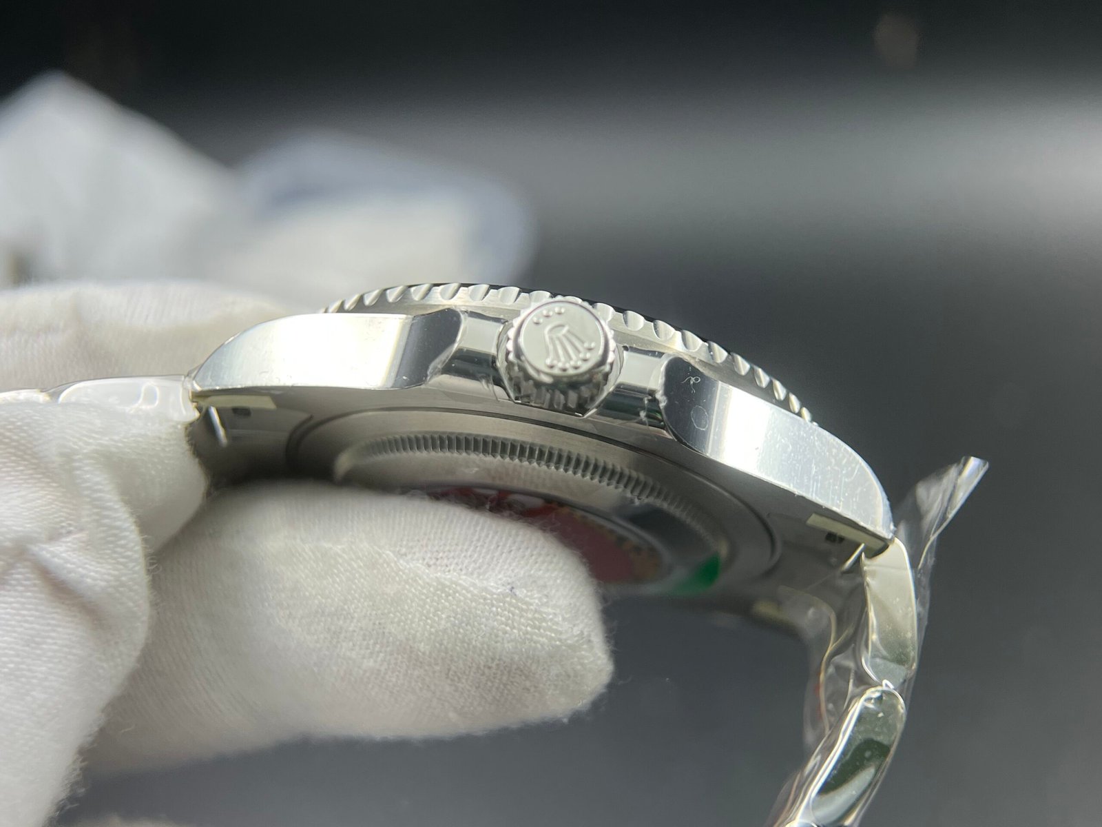 GMT-Master II 126710GRNR Black/gray Ceramic 904L Steel Clean Factory Best Edition on Jubilee and oyster Bracelet DD3285 V3 version - Image 14