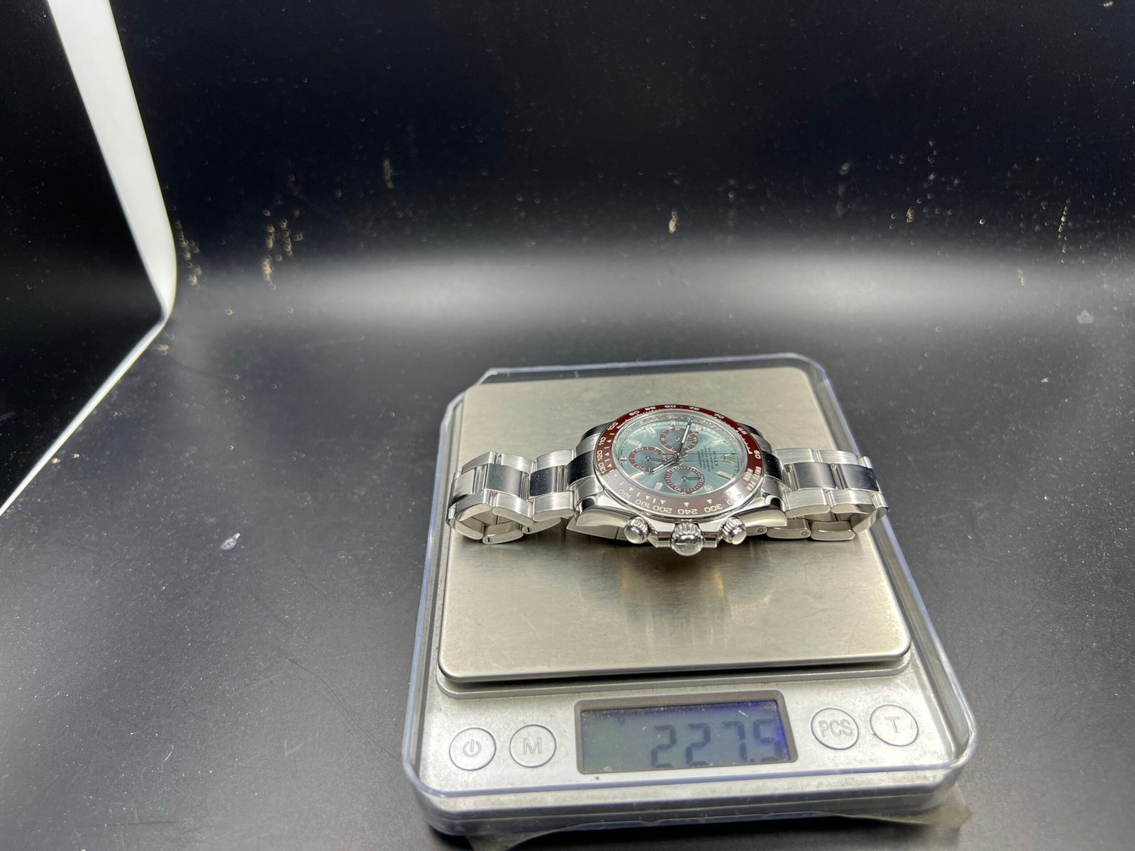 2023 Daytona 126506 Ice Blue Crystal Dial Tungsten shell Case Wrap real platinum 227 grams - Image 2