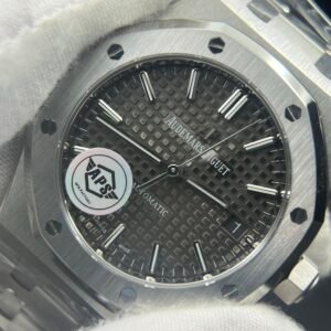 Royal Oak 37mm 15450 SS APSF 1:1 Best Edition Gray Textured Dial on SS Bracelet A3120