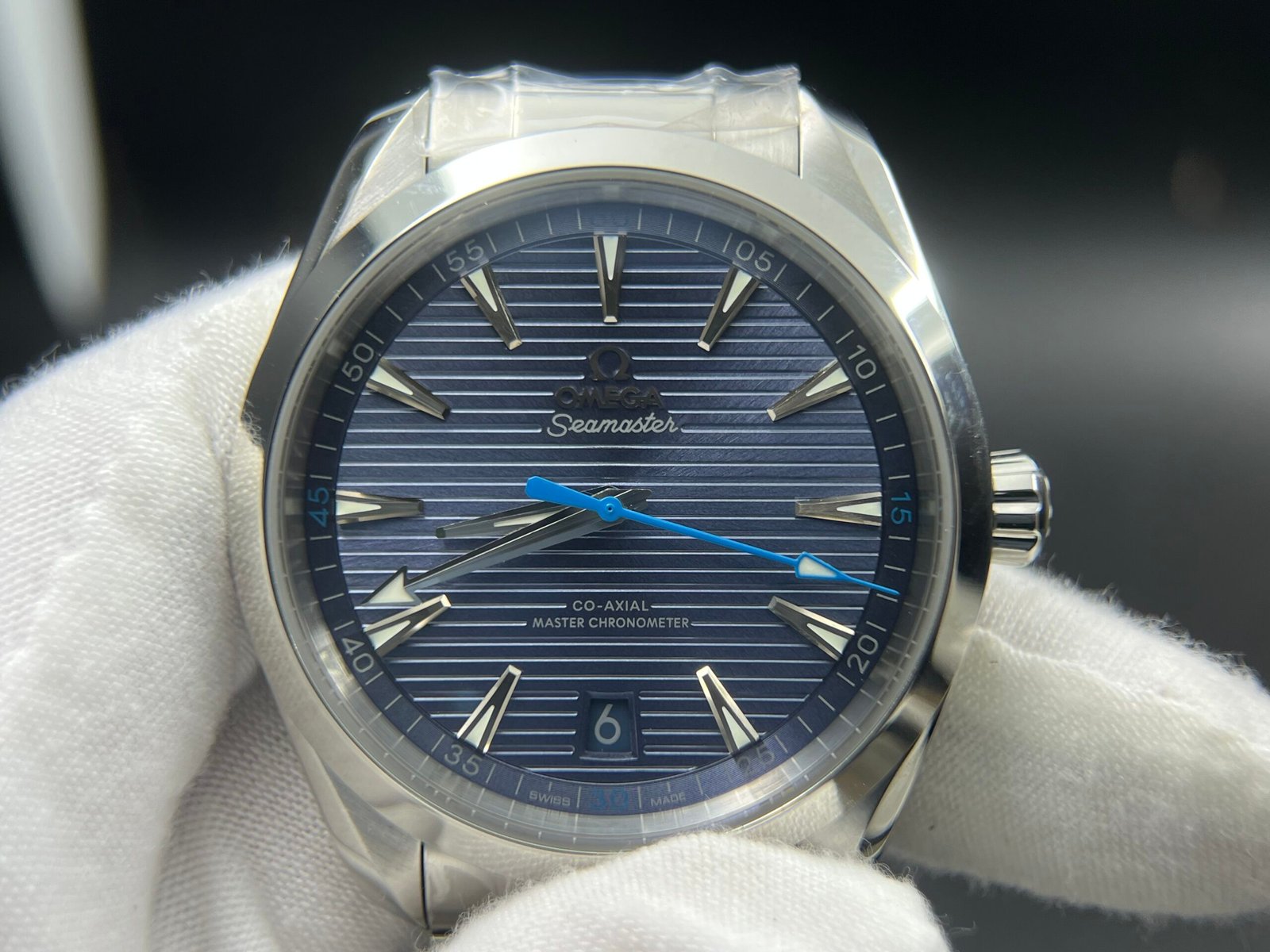 Aqua Terra 150M Master VSF 1:1 Best Edition Summer Blue Dial on SS Bracelet A8900 Super Clone - Image 2