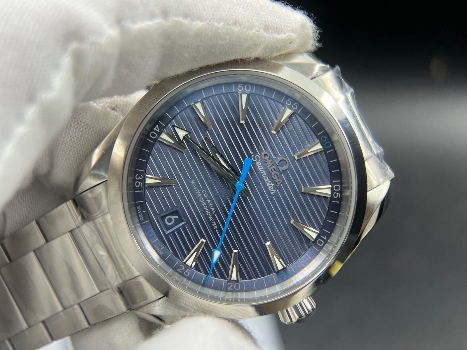 Aqua Terra 150M Master VSF 1:1 Best Edition Summer Blue Dial on SS Bracelet A8900 Super Clone