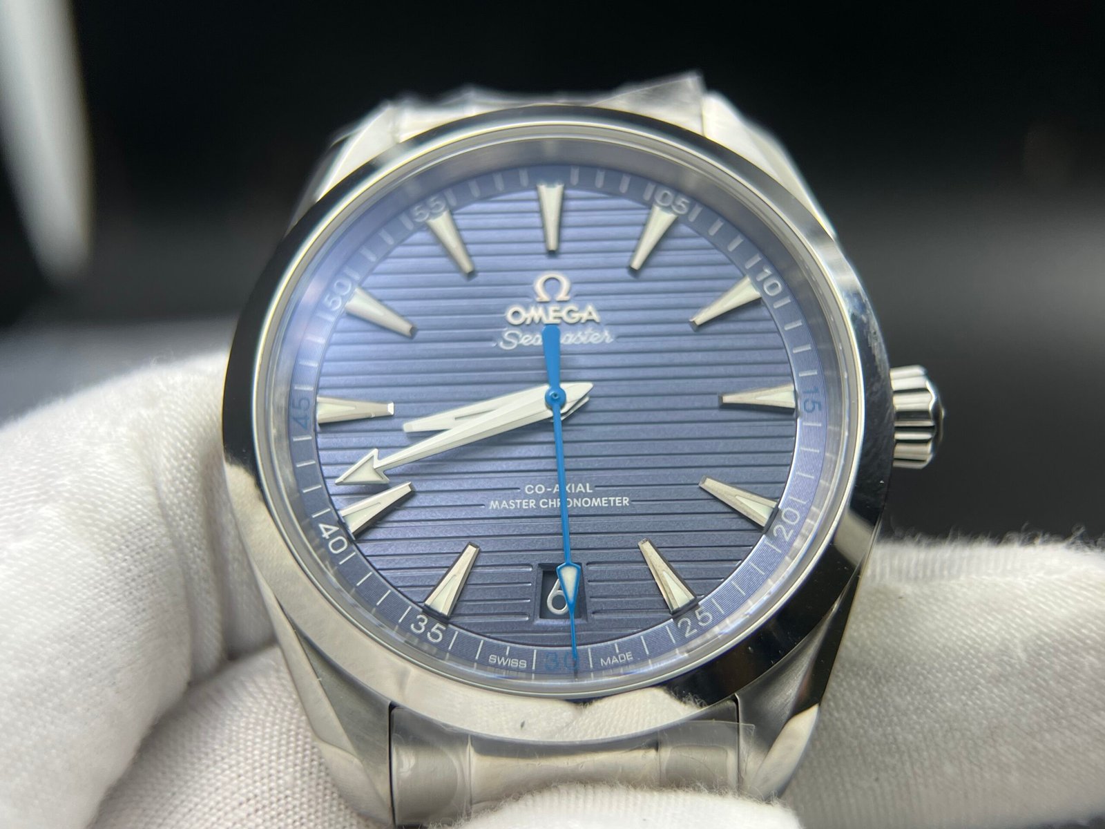 Aqua Terra 150M Master VSF 1:1 Best Edition Summer Blue Dial on SS Bracelet A8900 Super Clone - Image 7