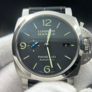 PAM1312 VSF 1:1 Best Edition Black Dial on Black Leather Strap P.9010